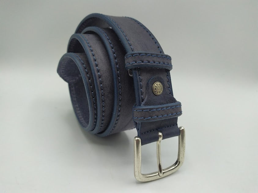 Men's Sports Belt Stitched with Dot Brand