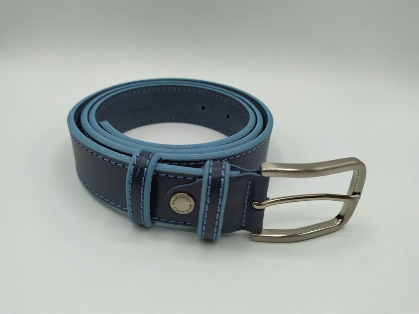 Belt in 3.5 cm. with contrasting profile