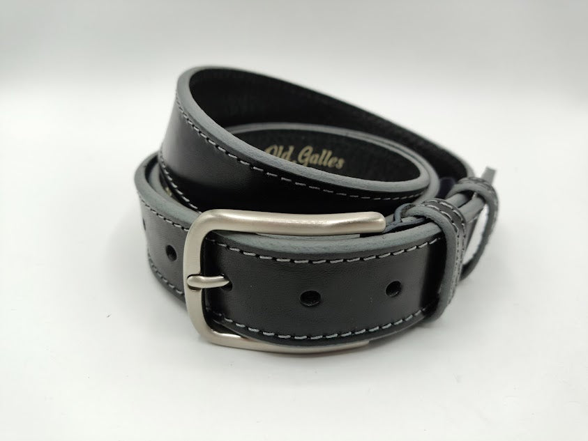 Belt in 3.5 cm. with contrasting profile