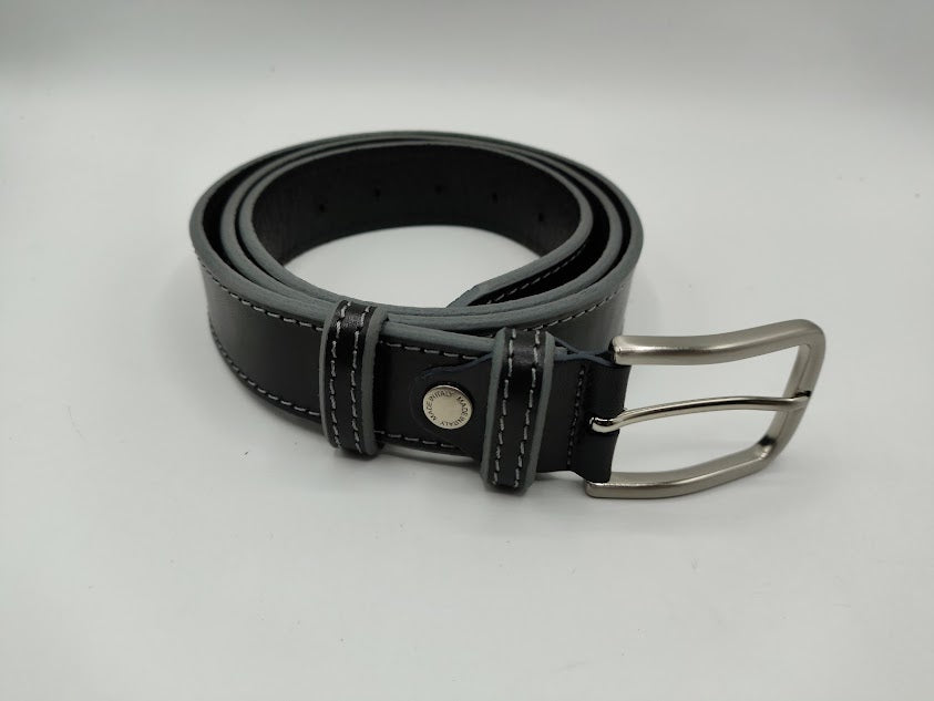 Belt in 3.5 cm. with contrasting profile