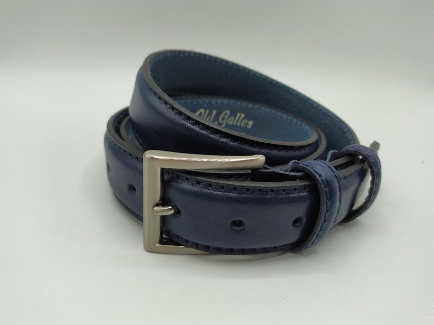 Rounded Leather Belt 3.5cm