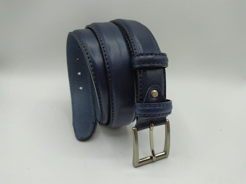 Rounded Leather Belt 3.5cm
