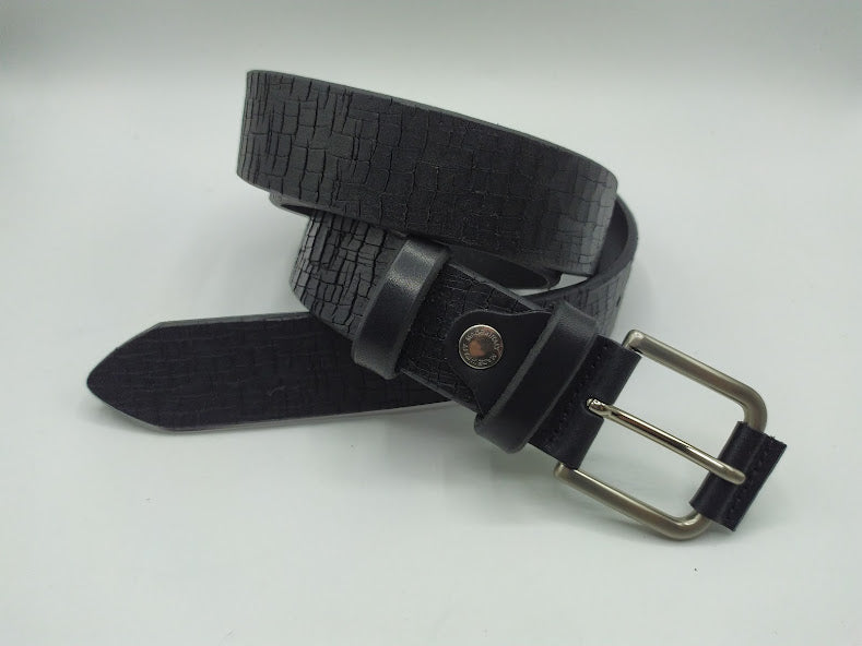 Men's Sports Belt in inlaid leather