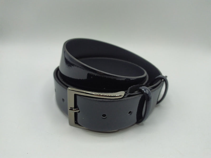 Elegant Patent Leather Belt
