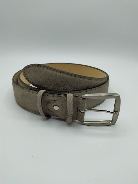 Suede belt with Full Grain Leather Interior