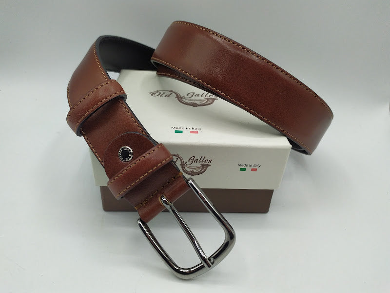 Elegant Full Grain Leather Belt