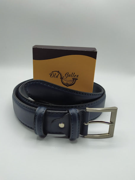 Rounded Leather Belt 4cm