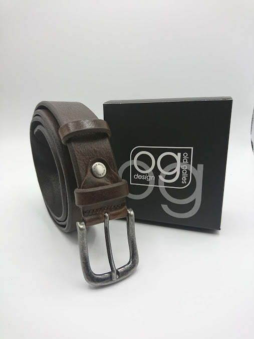 Vintage Leather Belt 3.5cm
